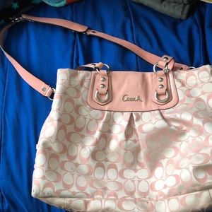 Pink Coach purse